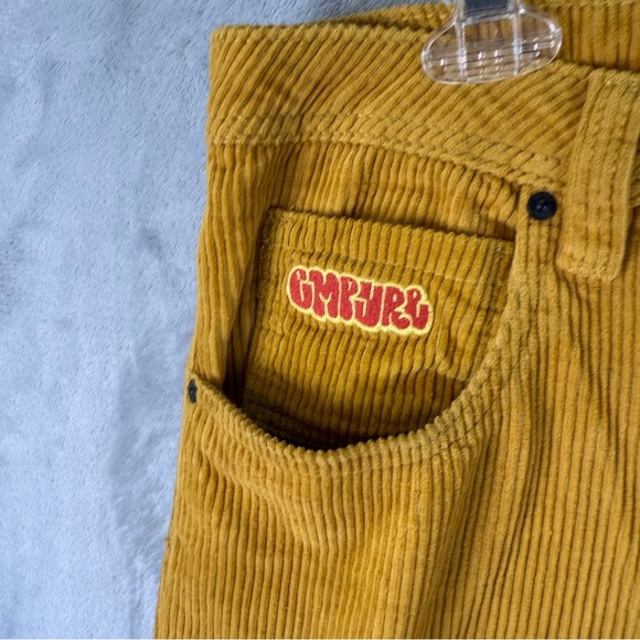 Empyre Corduroy Pants Size 33 Mustard Yellow skater - Picture 3 of 5